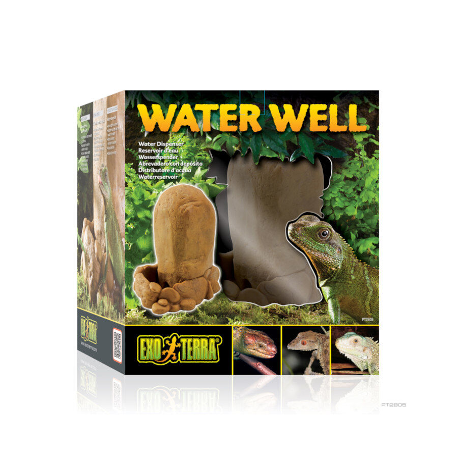 Exo Terra Water Well Bebedero Roca para reptiles, , large Imagen numero 1